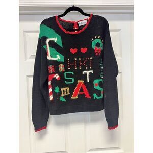 Vintage BellePointe “Christmas” Christmas Sweater sz M